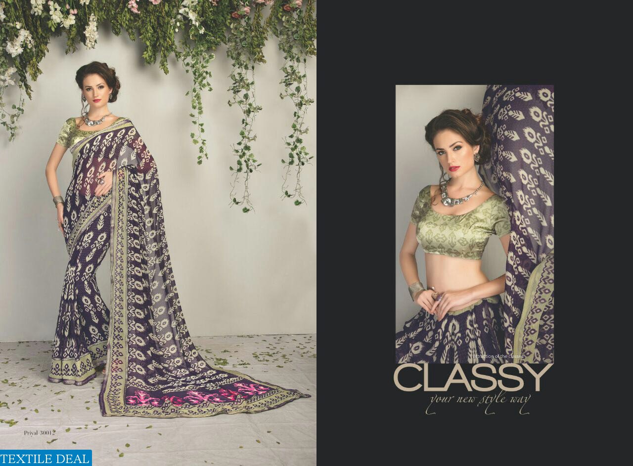 Shravika priyal vol-1 Wholesale printed Ethnic Saree